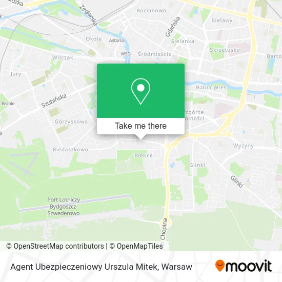 Карта Agent Ubezpieczeniowy Urszula Mitek