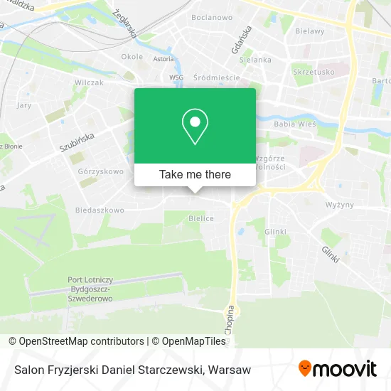Карта Salon Fryzjerski Daniel Starczewski