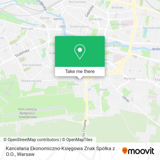 Kancelaria Ekonomiczno-Księgowa Znak Spółka z O.O. map