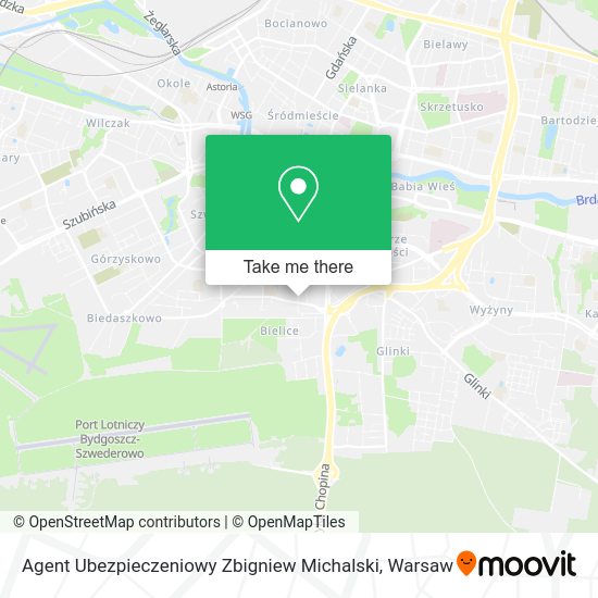 Agent Ubezpieczeniowy Zbigniew Michalski map