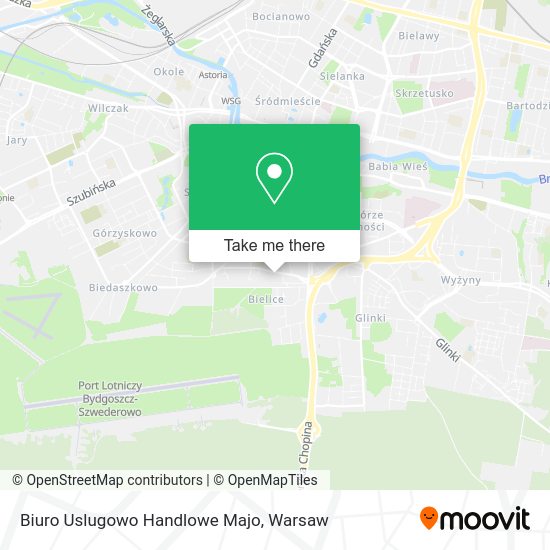 Biuro Uslugowo Handlowe Majo map