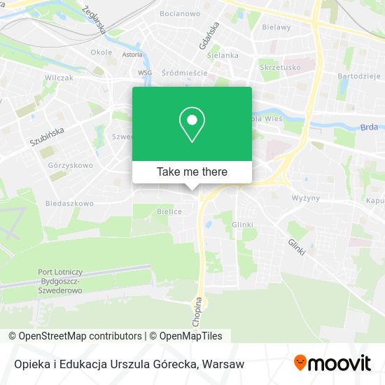 Opieka i Edukacja Urszula Górecka map