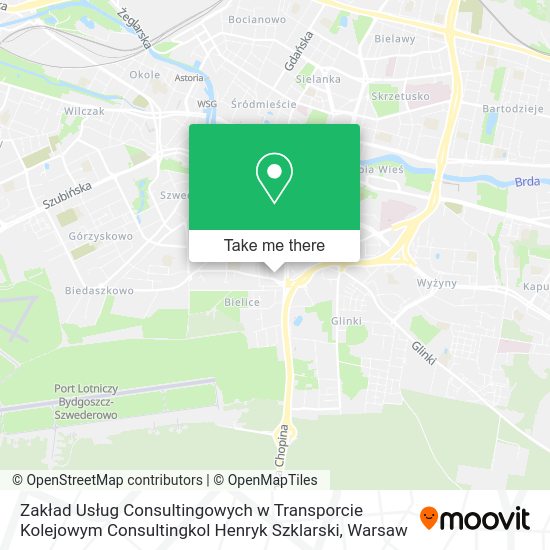 Zakład Usług Consultingowych w Transporcie Kolejowym Consultingkol Henryk Szklarski map