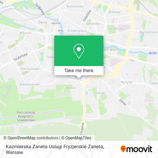 Kazmierska Zaneta Uslugi Fryzjerskie Zaneta map