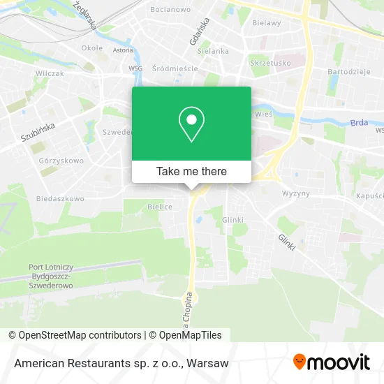 Карта American Restaurants sp. z o.o.