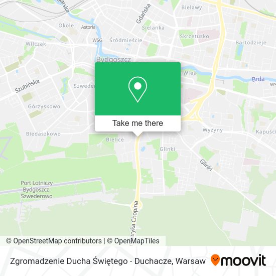 Zgromadzenie Ducha Świętego - Duchacze map