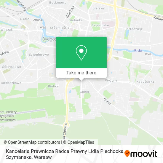 Карта Kancelaria Prawnicza Radca Prawny Lidia Piechocka Szymanska