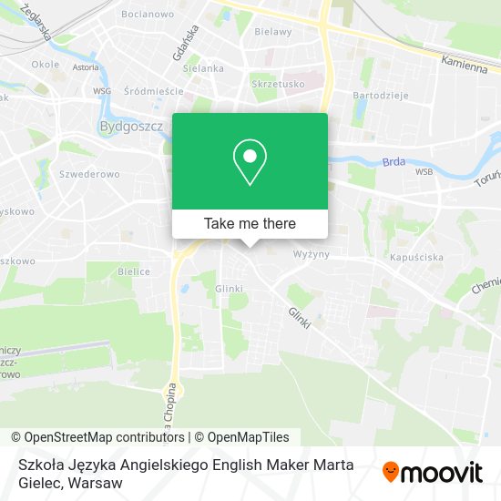 Szkoła Języka Angielskiego English Maker Marta Gielec map