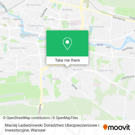 Maciej Ledworowski Doradztwo Ubezpieczeniowe i Inwestycyjne map