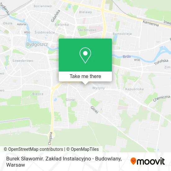 Burek Sławomir. Zakład Instalacyjno - Budowlany map