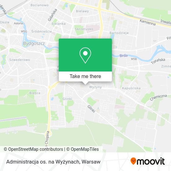 Administracja os. na Wyżynach map