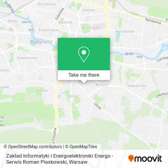 Карта Zakład Informatyki i Energoelektroniki Energo - Serwis Roman Piaskowski
