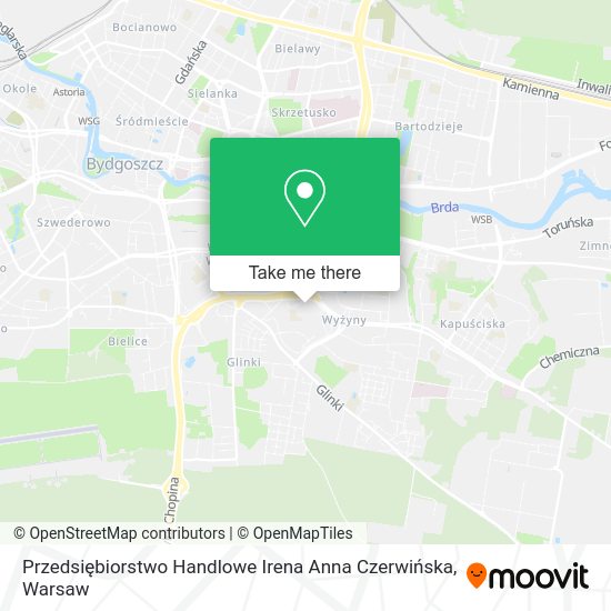 Przedsiębiorstwo Handlowe Irena Anna Czerwińska map