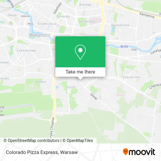 Карта Colorado Pizza Express