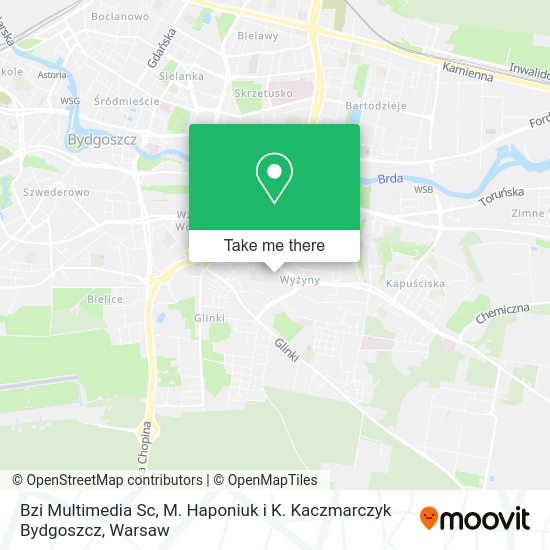 Bzi Multimedia Sc, M. Haponiuk i K. Kaczmarczyk Bydgoszcz map