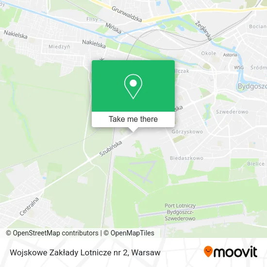 Карта Wojskowe Zakłady Lotnicze nr 2