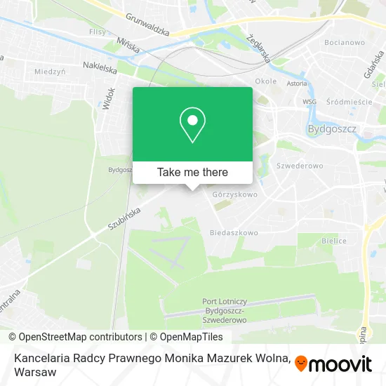 Kancelaria Radcy Prawnego Monika Mazurek Wolna map