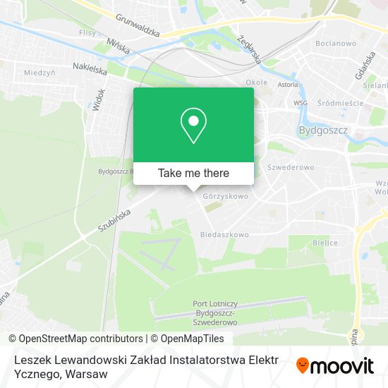 Leszek Lewandowski Zakład Instalatorstwa Elektr Ycznego map