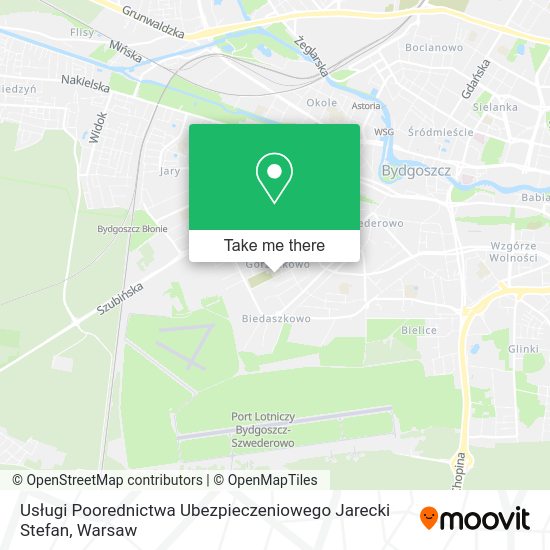 Usługi Poorednictwa Ubezpieczeniowego Jarecki Stefan map