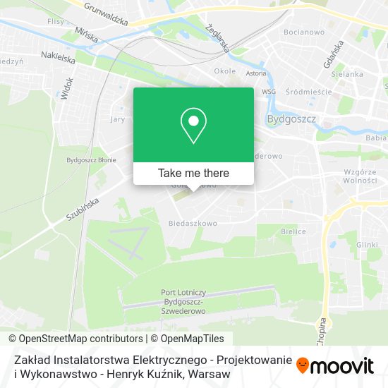 Zakład Instalatorstwa Elektrycznego - Projektowanie i Wykonawstwo - Henryk Kuźnik map