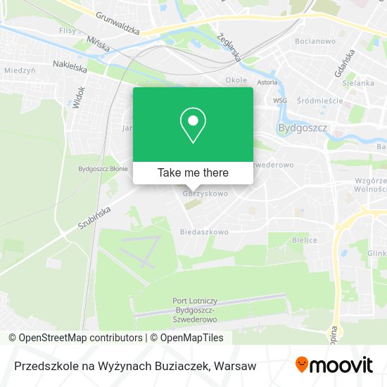 Przedszkole na Wyżynach Buziaczek map