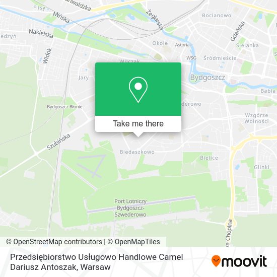 Przedsiębiorstwo Usługowo Handlowe Camel Dariusz Antoszak map