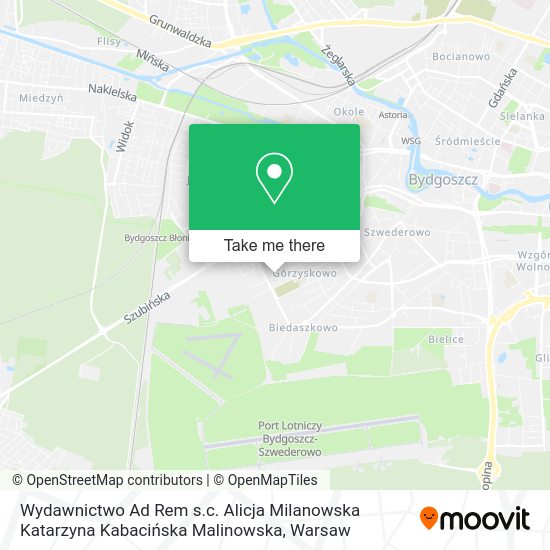 Wydawnictwo Ad Rem s.c. Alicja Milanowska Katarzyna Kabacińska Malinowska map