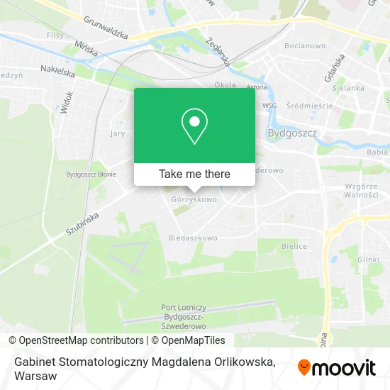 Карта Gabinet Stomatologiczny Magdalena Orlikowska