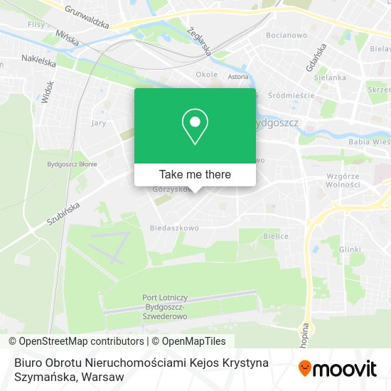 Biuro Obrotu Nieruchomościami Kejos Krystyna Szymańska map