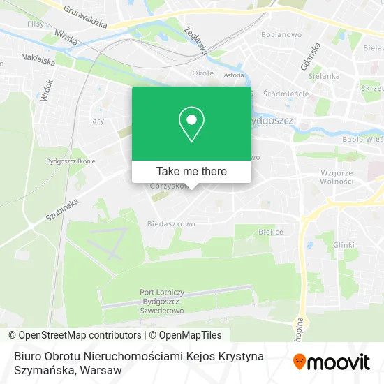 Карта Biuro Obrotu Nieruchomościami Kejos Krystyna Szymańska