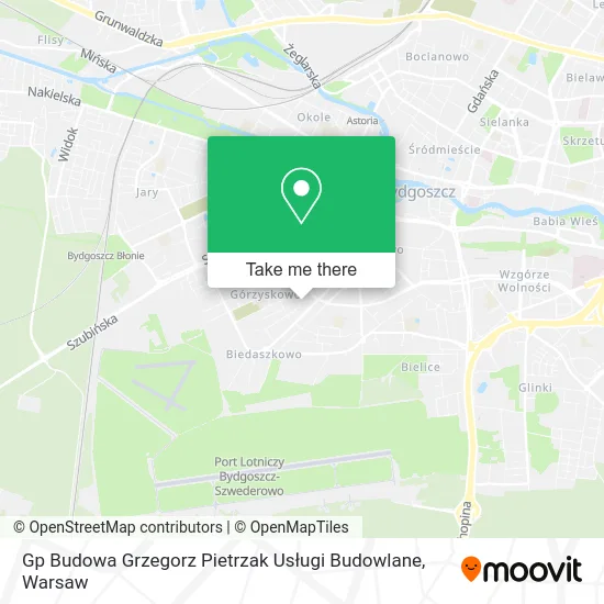 Карта Gp Budowa Grzegorz Pietrzak Usługi Budowlane