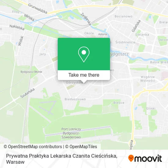 Карта Prywatna Praktyka Lekarska Czanita Cieścińska
