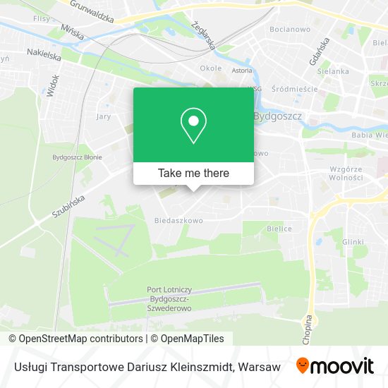 Usługi Transportowe Dariusz Kleinszmidt map