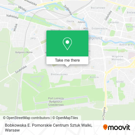 Карта Bobkowska E. Pomorskie Centrum Sztuk Walki