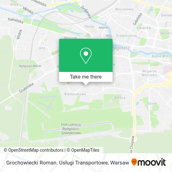 Карта Grochowiecki Roman. Usługi Transportowe