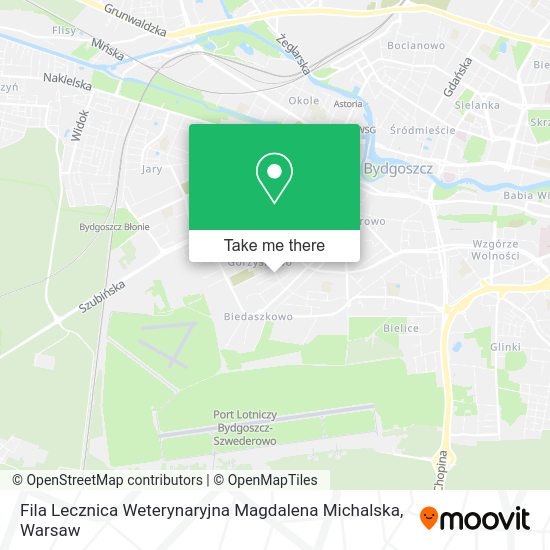 Fila Lecznica Weterynaryjna Magdalena Michalska map