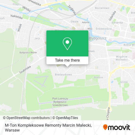 M-Ton Kompleksowe Remonty Marcin Małecki map