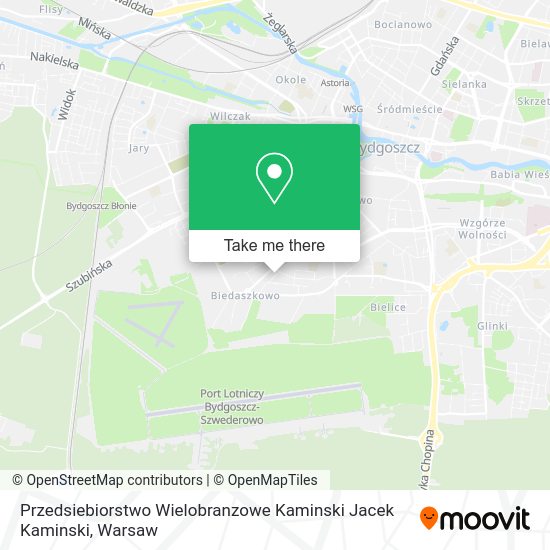 Przedsiebiorstwo Wielobranzowe Kaminski Jacek Kaminski map