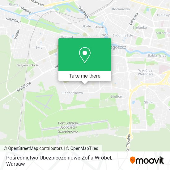 Pośrednictwo Ubezpieczeniowe Zofia Wróbel map