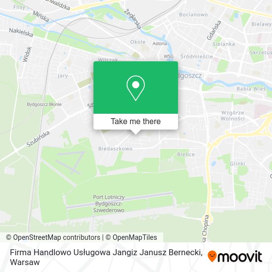 Firma Handlowo Usługowa Jangiz Janusz Bernecki map