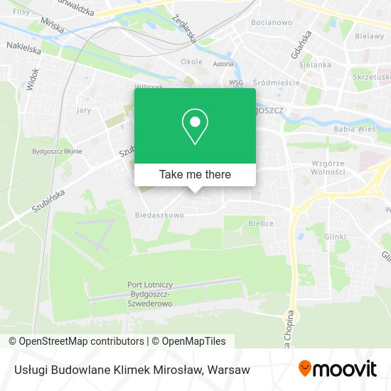 Usługi Budowlane Klimek Mirosław map