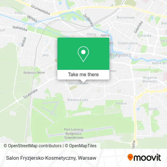 Карта Salon Fryzjersko-Kosmetyczny