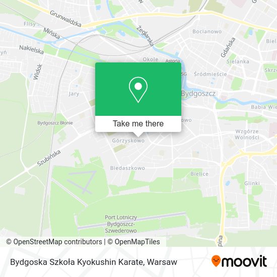 Bydgoska Szkoła Kyokushin Karate map