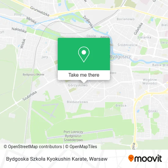 Карта Bydgoska Szkoła Kyokushin Karate