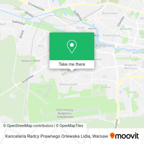 Kancelaria Radcy Prawnego Orlewska Lidia map