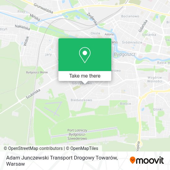 Adam Junczewski Transport Drogowy Towarów map