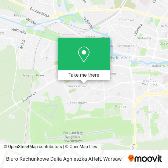 Карта Biuro Rachunkowe Dalia Agnieszka Affelt