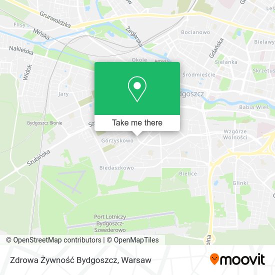 Карта Zdrowa Żywność Bydgoszcz