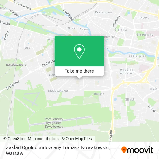 Карта Zakład Ogólnobudowlany Tomasz Nowakowski