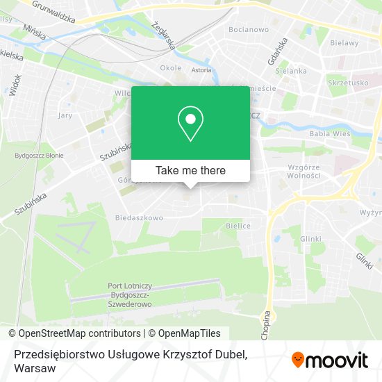 Przedsiębiorstwo Usługowe Krzysztof Dubel map